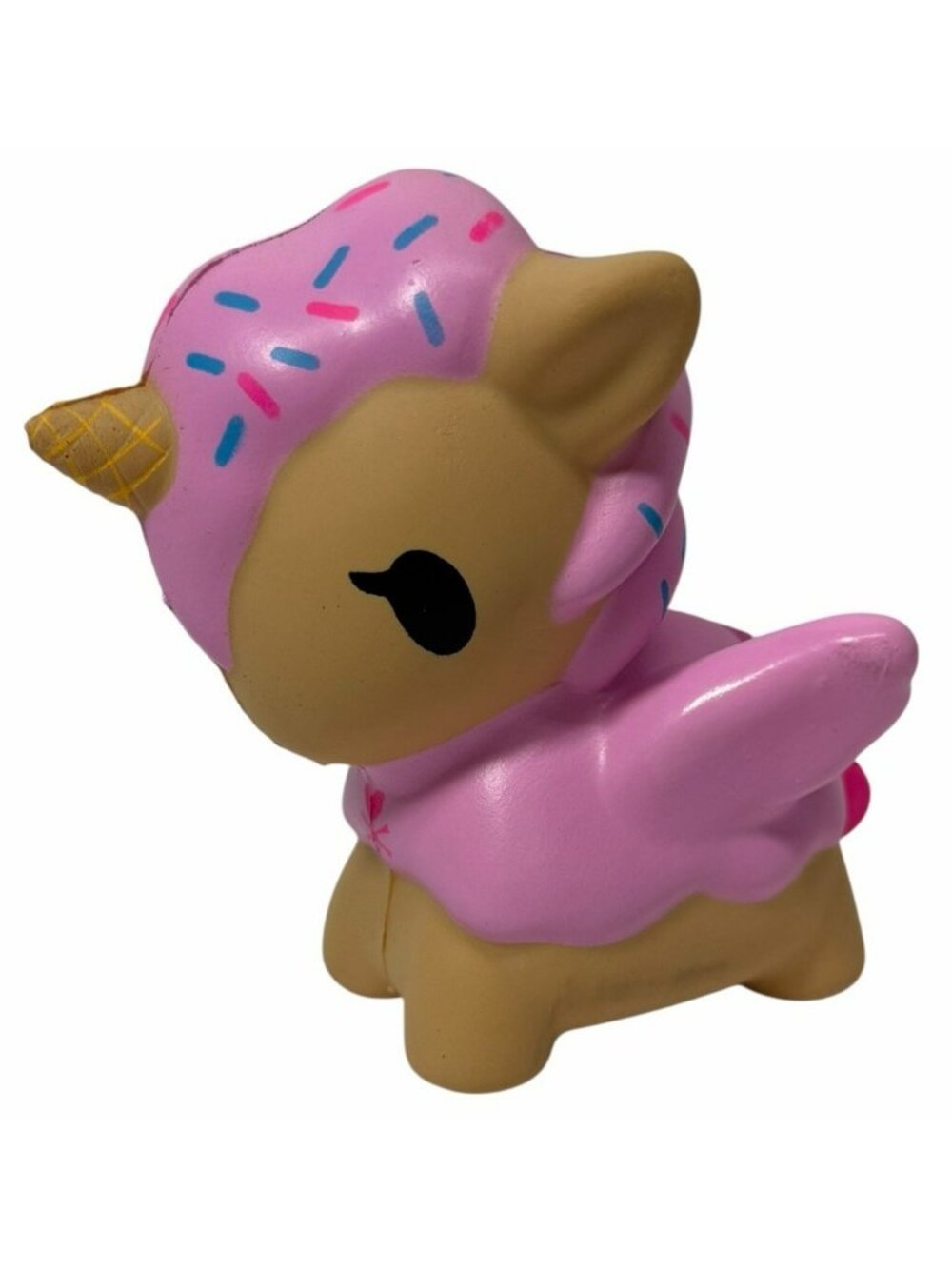 Tokidoki Toki Mochi Donut Unicorno Squishy Case Pink Sprinkle Unicorn Stress Toy